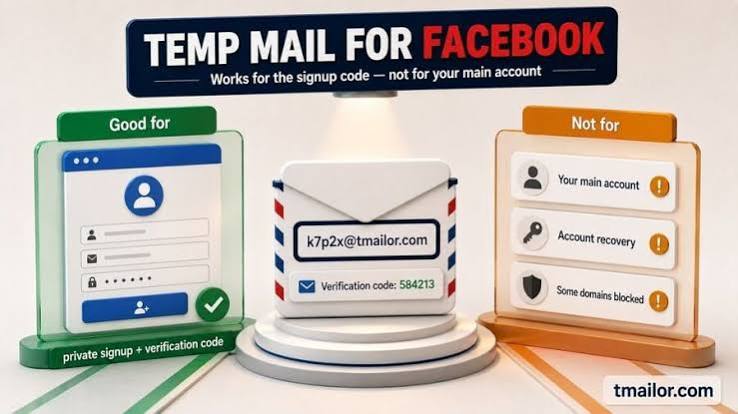 Temporary Email for Facebook Sign-Up