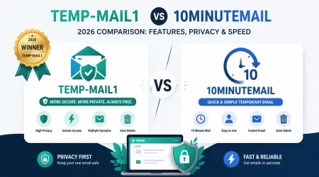 Temp-Mail1 vs Guerrilla Mail: Which Temporary Email Service Is Better in 2026?